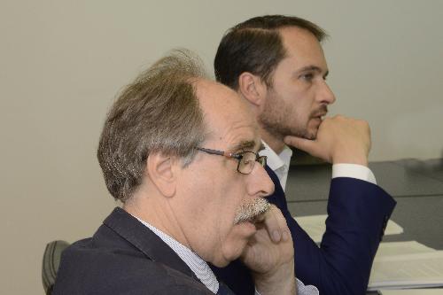 Gianni Torrenti (Assessore regionale Cultura, Sport e Solidarietà) durante la riunione della Giunta regionale - Udine 23/06/2017